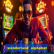 wonderland alphabet comic studio